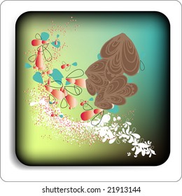 colorful abstract buttons