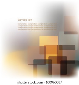 Colorful Abstract Card, vector