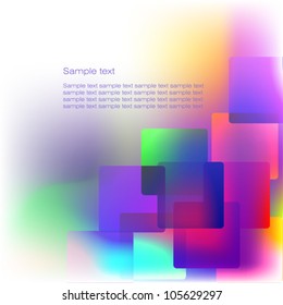 Colorful Abstract Card, vector