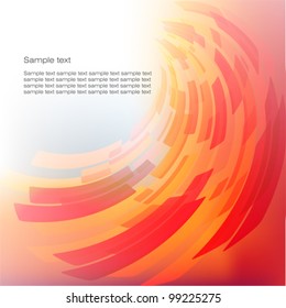 Colorful Abstract Card, vector