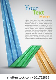 colorful abstract card. vector illustration