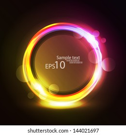 Colorful abstract circle