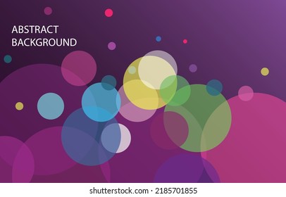 colorful abstract circle background. modern wallpaper for social media, web banner and presentation.