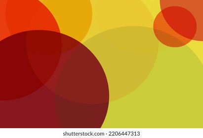 Colorful abstract circle banner template for marketing