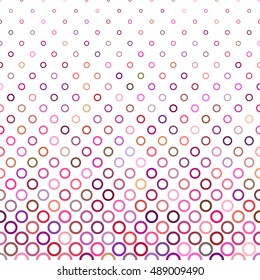 Colorful abstract circle pattern background design - vector illustration