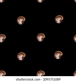 colorful abstract circle seamless pattern vector design texture on black background. abstract wallpaper. fashionable texture design for shirt cloth or textiles. decorative