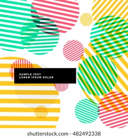 colorful abstract circles background