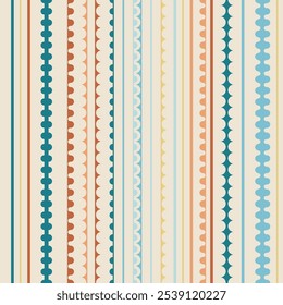 A colorful abstract composition. Color seamless pattern parallel elements. Background for textiles, textures, prints, wallpapers, clothes and interior, An idea for creative design