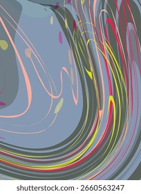 Colorful abstract composition featuring overlapping shapes and vibrant patterns, evoking creativity and modernity. A vivid design perfect for artistic projects, digital presentations, 