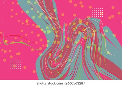 Colorful abstract composition featuring overlapping shapes and vibrant patterns, evoking creativity and modernity. A vivid design perfect for artistic projects, digital presentations, 