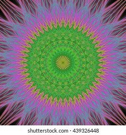 Colorful abstract computer generated fractal art background design vector
