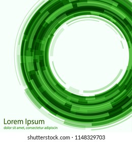 Colorful abstract concentric circle background design. Business concept. Brochure and banner template.