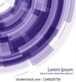 Colorful abstract concentric circle background design. Business concept. Brochure and banner template.
