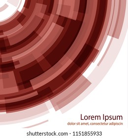 Colorful abstract concentric circle background design. Business concept. Brochure and banner template.