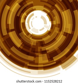 Colorful abstract concentric circle background design. Business concept. Brochure and banner template.