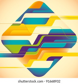 Colorful abstract concept. Vector illustration.
