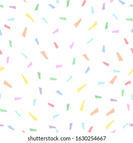 Colorful Abstract Confetti Background Pattern Vector.