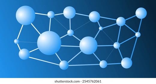 fondo de Vector de diagrama de conexión Abstractas colorido
