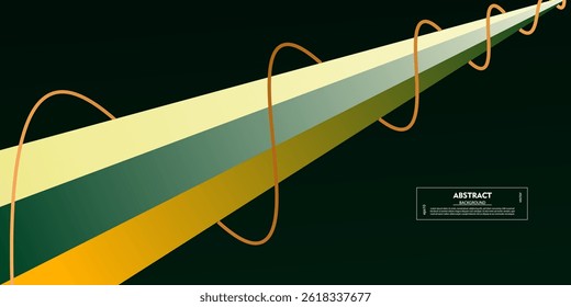 Colorful abstract corporate background with rectangle pattern and shiny gold lines. Vector eps10