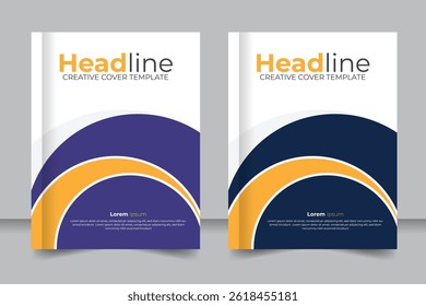 Colorful abstract Cover books presentation design. 8.5 inch width 11 inch height size book cover template, cover design, book cover, book design
