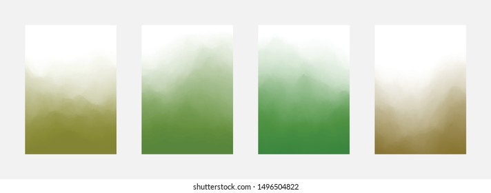 Colorful Abstract Cover Set. Smooth Design. Modern Backdrop. Gradient Pattern. Vector illustration
