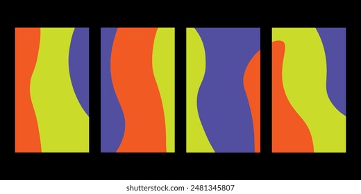 Colorful abstract creative hand drawn doodle, shapes, geometric pattern decoration art vector illustration. Artistic design for art print, wall art, poster, cover and background