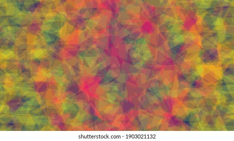 Colorful abstract crystal polygonal vector party background