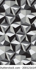 Colorful abstract cubes paint background. Modern screen vector design for mobile app