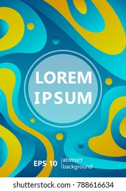 colorful abstract curve background