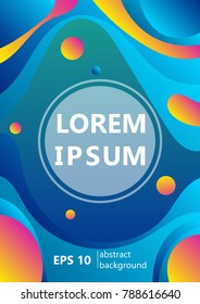 colorful abstract curve background