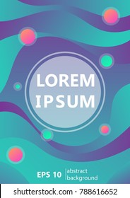 colorful abstract curve background