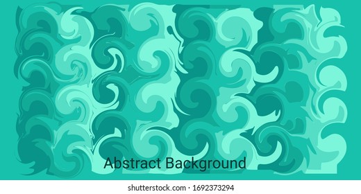 colorful abstract decorative background.Combination of cyan shades.Mixture of Pale Aqua Color Palette.