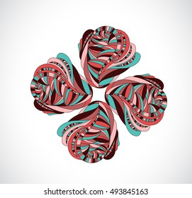 Colorful abstract decorative design elements.