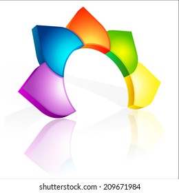 Colorful abstract design 