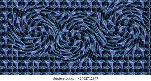 Colorful abstract design background. Dynamic shapes composition.