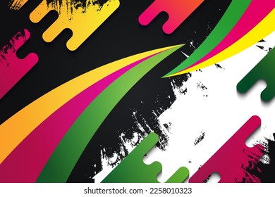 Colorful abstract design background vector. Colorful background vector
