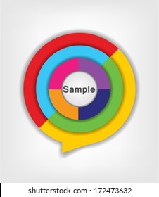 Colorful Abstract Design Element