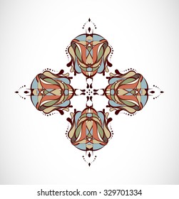 Colorful abstract design elements.