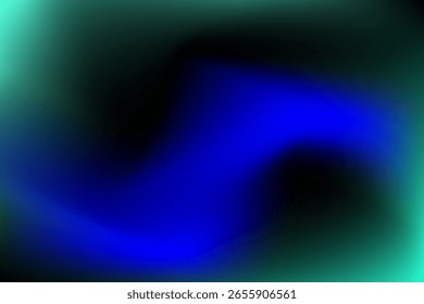 Colorful abstract design featuring a gradient blend of green and blue hues with smooth transitions. Perfect for modern artistic uses and backgrounds.