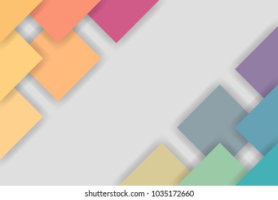 Colorful abstract design geometric background