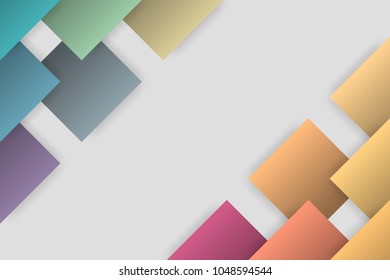 Colorful abstract design geometric background