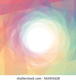 Colorful abstract design geometric background vector.