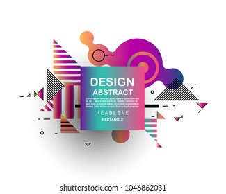 Colorful abstract design. Minimal geometric pattern gradients backgrounds. Eps10 vector.