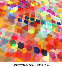 Colorful abstract design template. Colorful abstract background. Abstract background warm texture design - vector illustration 