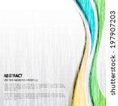 A colorful abstract design template with copy space. Vector background