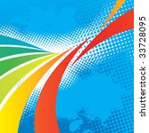 A colorful abstract design template with plenty of copyspace. This vector image makes a great background for any design.
