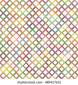 Colorful abstract diagonal square pattern background design
