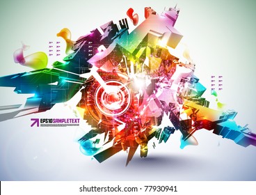 Colorful Abstract Digital Art