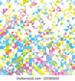 Colorful abstract digital fragments pattern