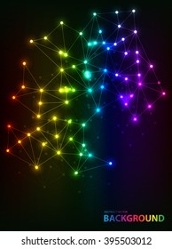 colorful abstract dna background